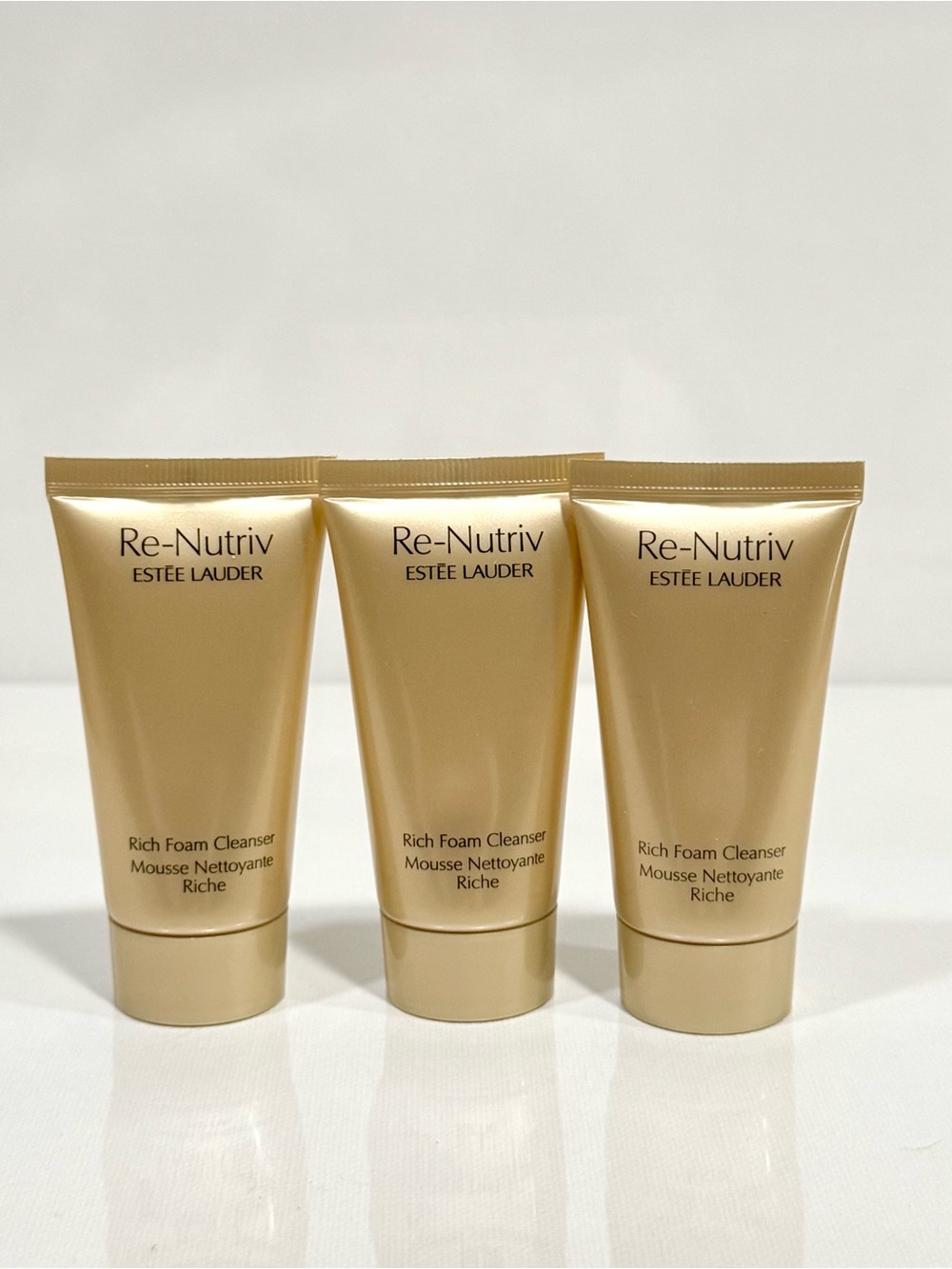 3pc Estee Lauder Re-Nutriv Hydrating Foam Cleanser 1.0 oz/30ml EACH NEW